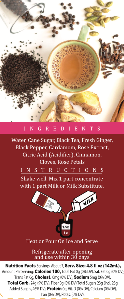 Rose Chai Concentrate