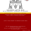 Small Golden Latte Mix - 120gms (case of 10)