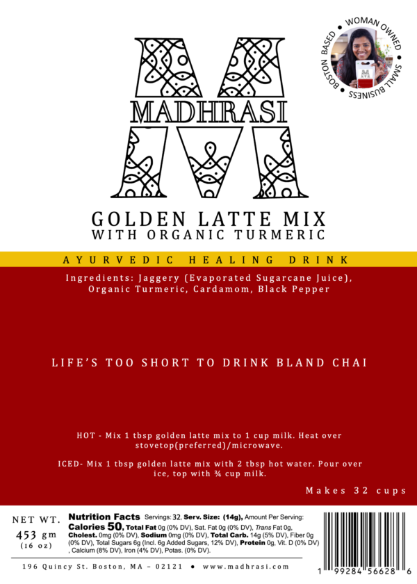 Large Golden Latte Mix - 1 lb (case of 6)