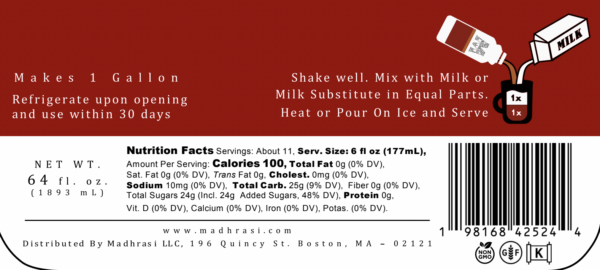 Case of Masala Chai Concentrate - Sweetened