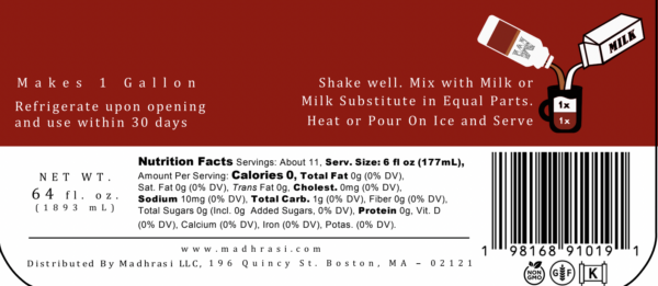 Case of Masala Chai Concentrate - Unsweetened